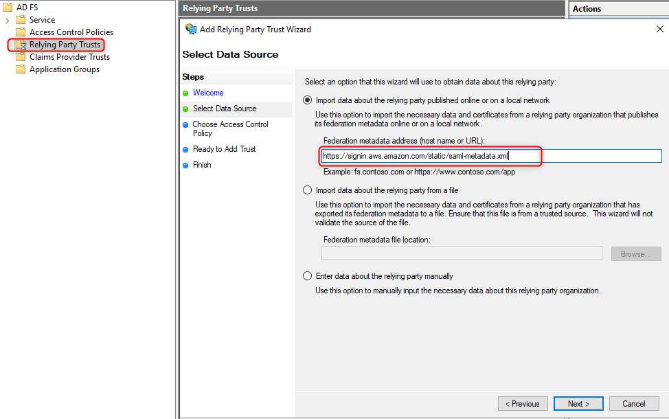 How to federate your on premise users to AWS using ADFS and SAML 2.0 PART 2